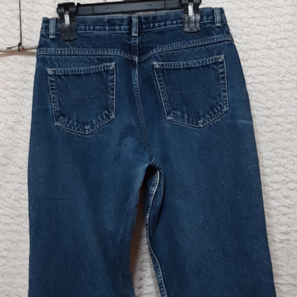 Womens ANCHOR BLUE Jeans Boot cut 13/14 classic basic Cotton - Picture 13 of 14